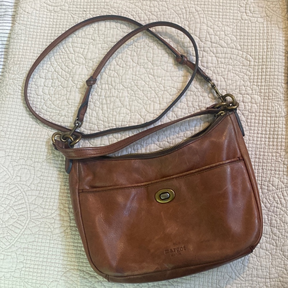 Margot all leather cross body